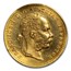 1915 Austria Gold 1 Ducat BU-Prooflike (Scruffy)