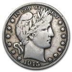 1915 Barber Half Dollar Fine