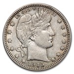 1915 Barber Quarter AU