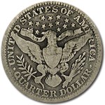 1915 Barber Quarter Good/VG