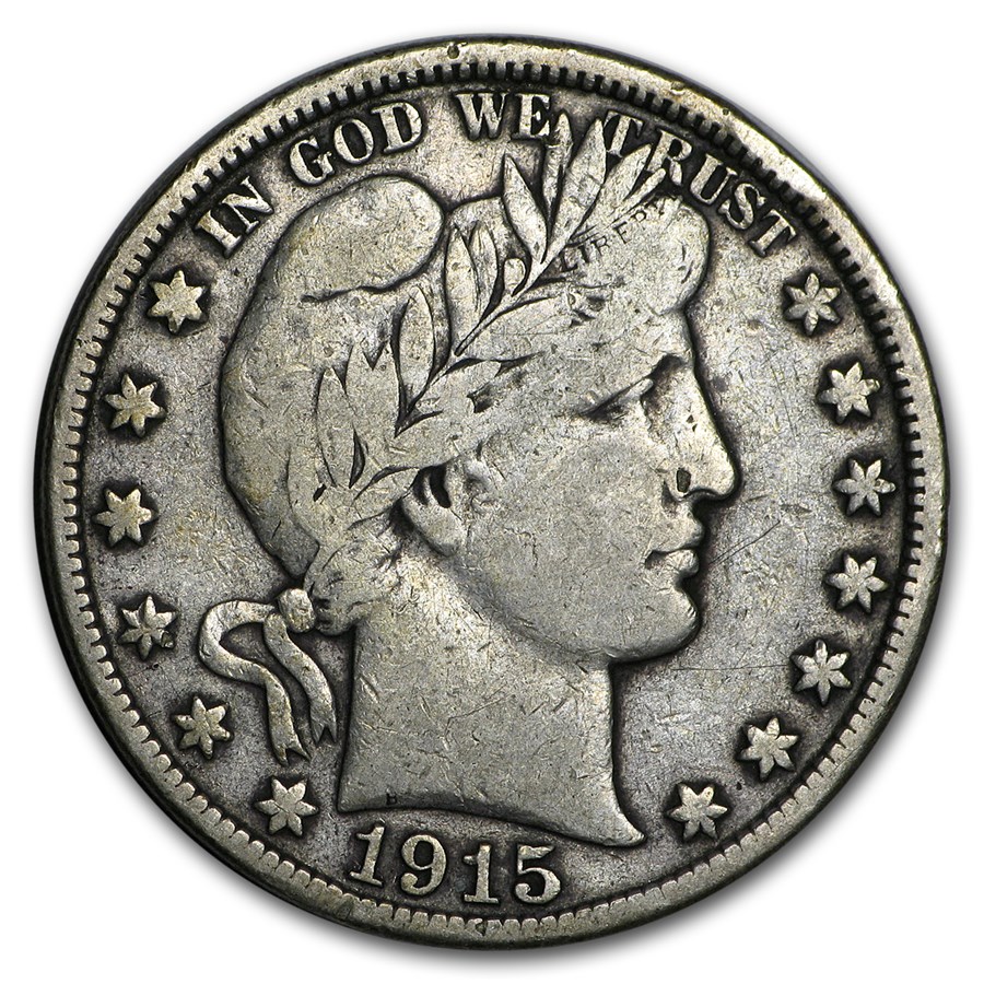 1915-D Barber Half Dollar Fine