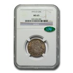 1915-D Barber Quarter MS-65 NGC CAC