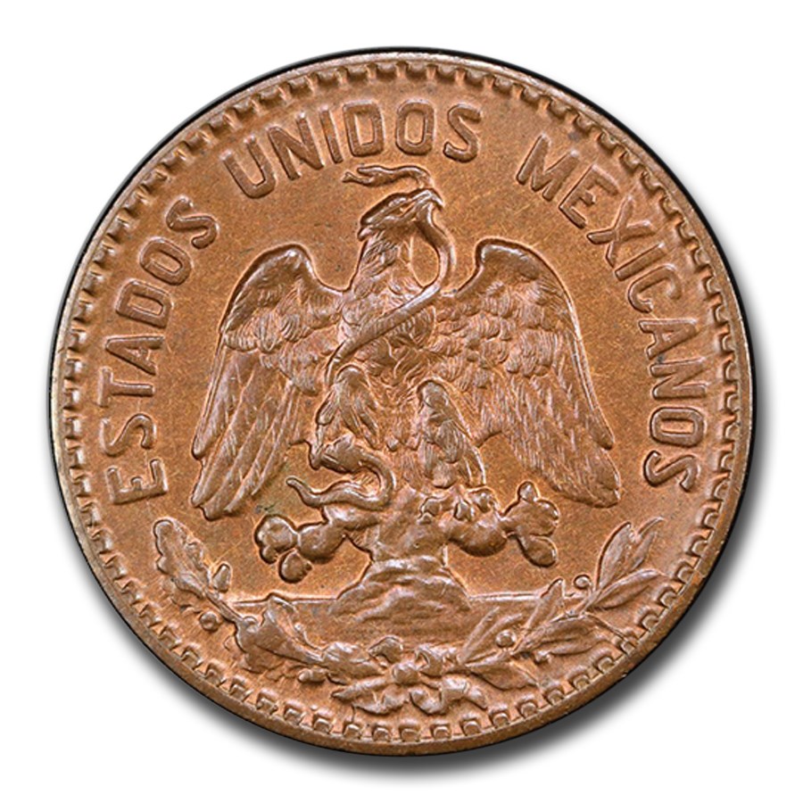 1915-Mo Mexico 2 Centavos MS-64 PCGS (Brown)