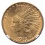 1915-S $10 Indian Gold Eagle MS-62 NGC