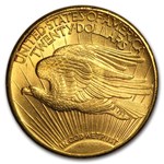 1915-S $20 St Gaudens Gold Double Eagle AU