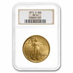 1915-S $20 St Gaudens Gold Double Eagle MS-61 NGC