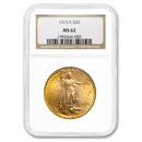 1915-S $20 St Gaudens Gold Double Eagle MS-62 NGC