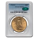 1915-S $20 St Gaudens Gold Double Eagle MS-63 PCGS CAC