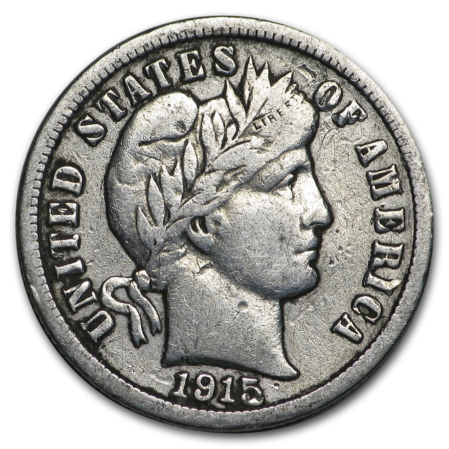 1915-S Barber Dime VF