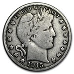 1915-S Barber Half Dollar VG