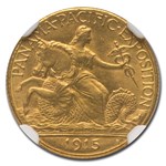 1915-S Gold $2.50 Panama-Pacific MS-64 NGC