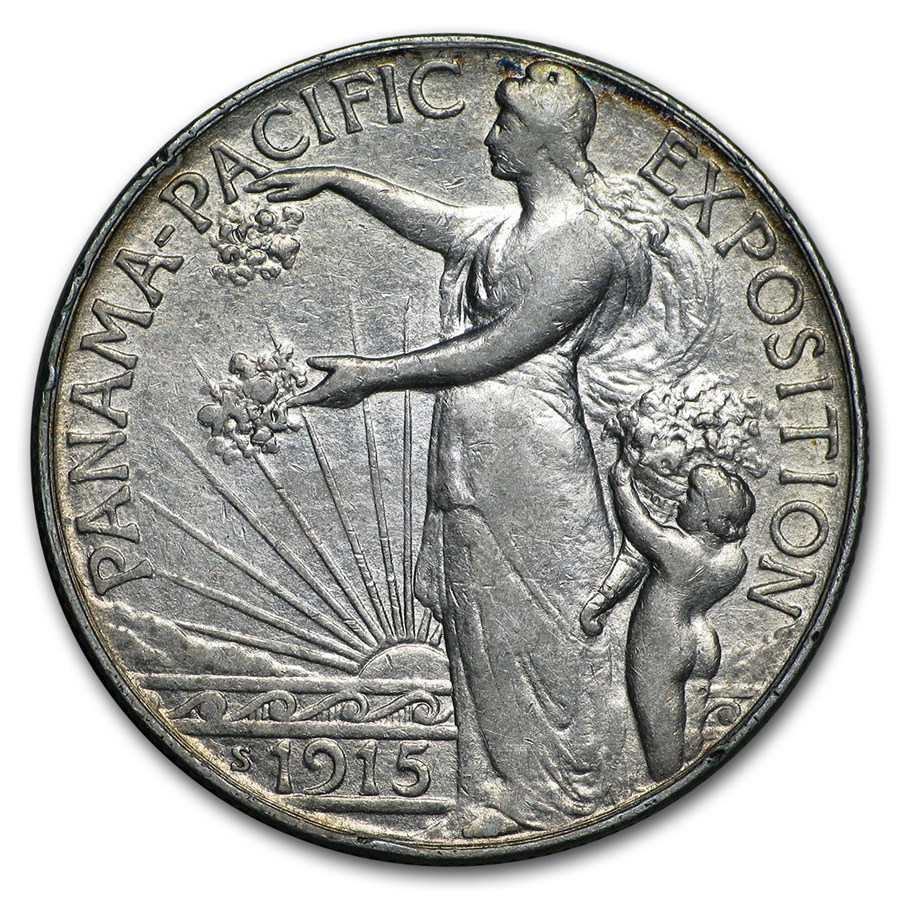 1915-S Panama-Pacific Expo Half Dollar XF