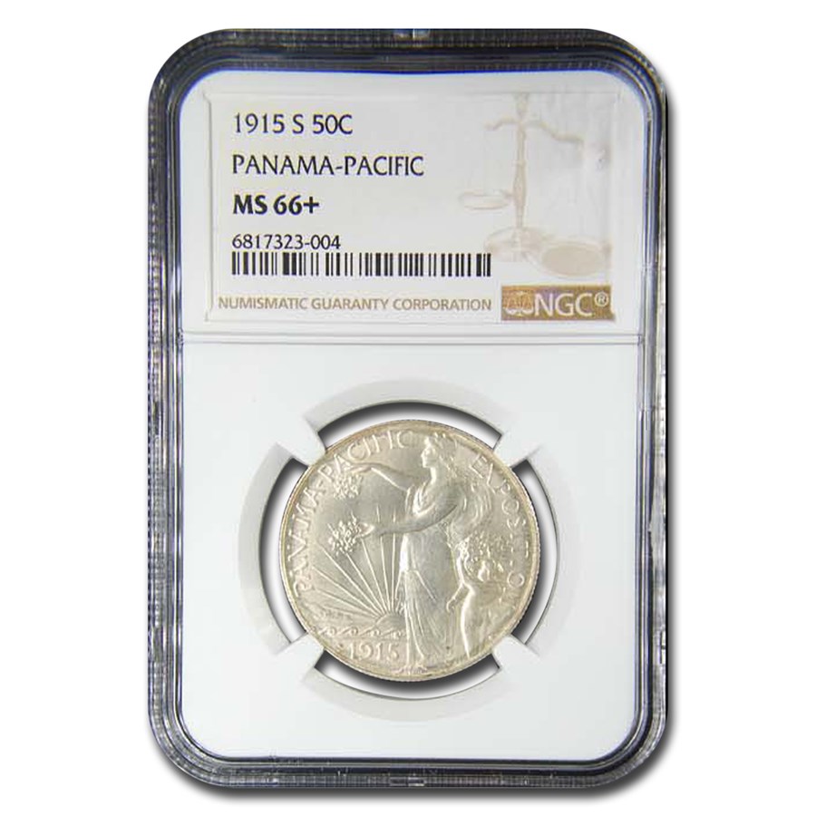 1915-S Panama Pacific Half Dollar MS-66+ NGC