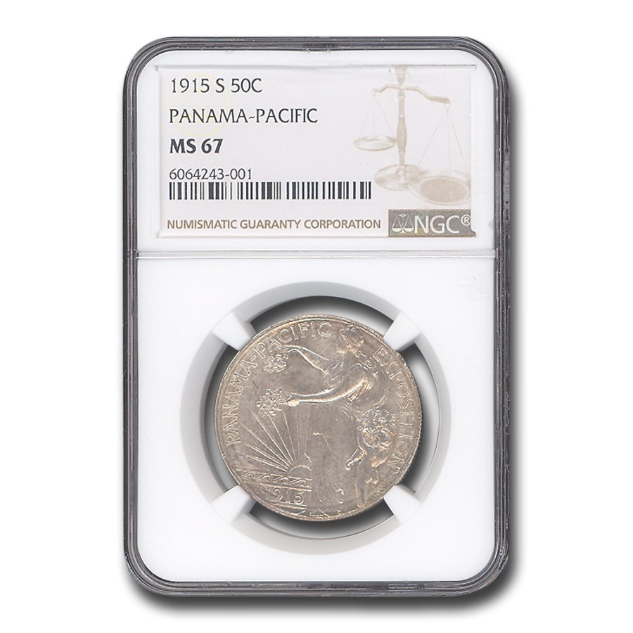 1915-S Panama Pacific Half Dollar MS-67 NGC