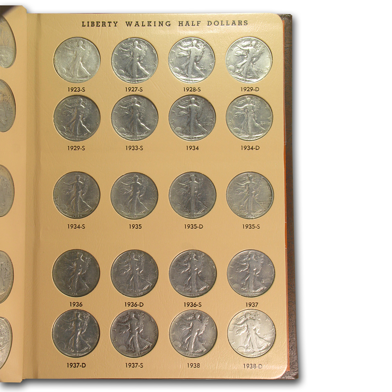 Buy 1916-1947 Walking Liberty Half Dollar Complete Set (Cleaned) | APMEX