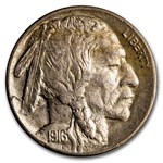 1916 Buffalo Nickel AU