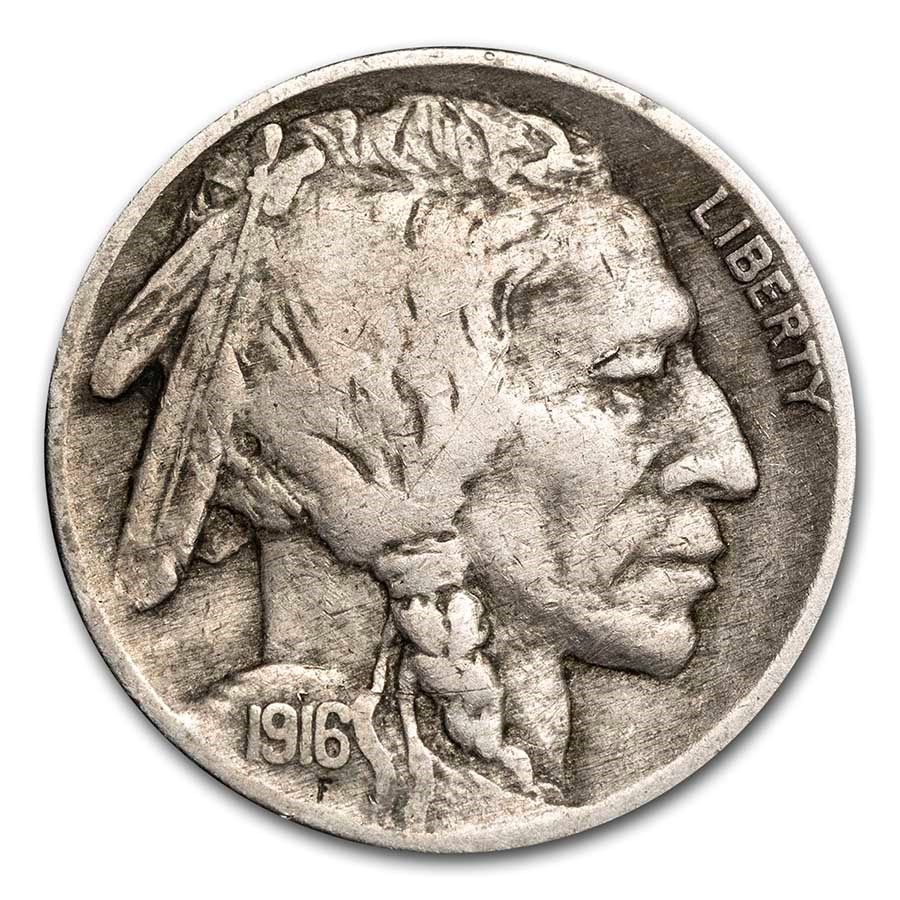 1916 Buffalo Nickel VF