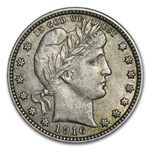 1916-D Barber Quarter AU