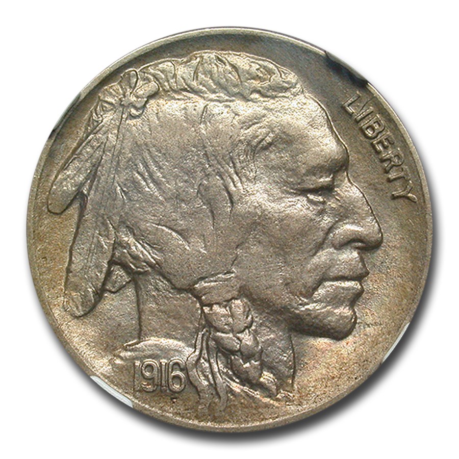 1916-D Buffalo Nickel AU-58 NGC