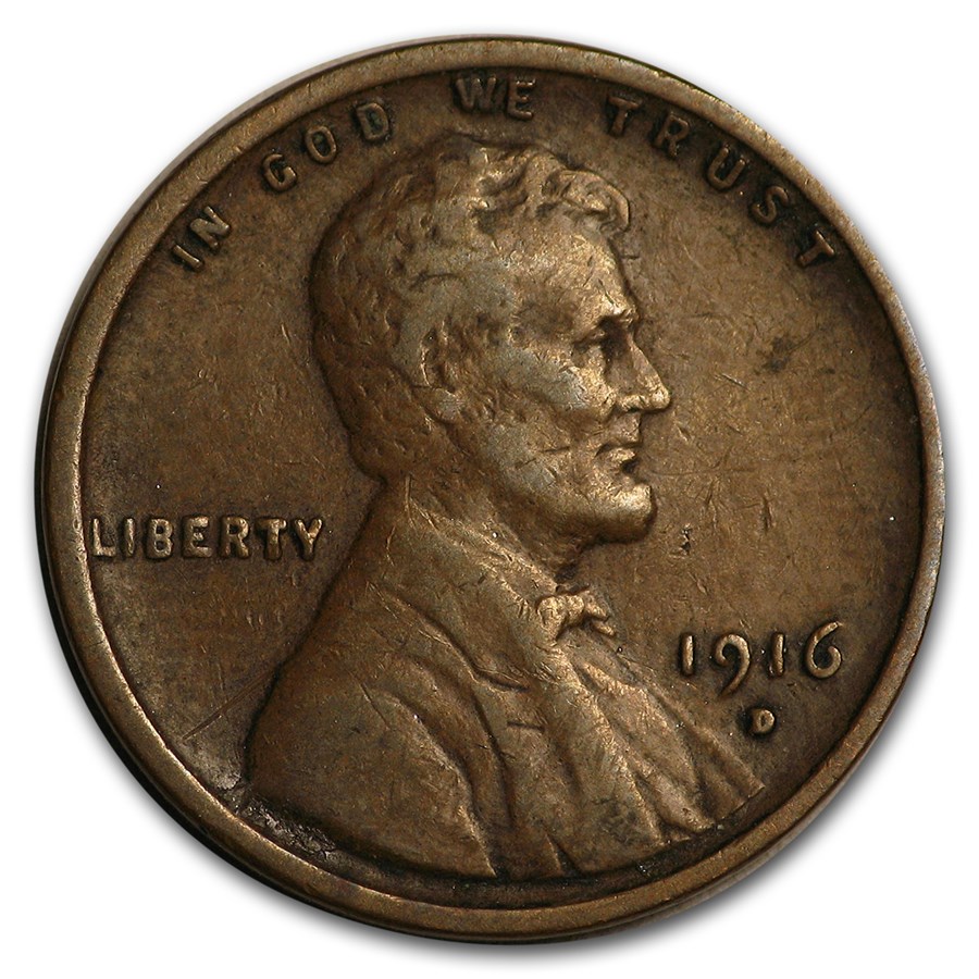 1916-D Lincoln Cent VF