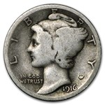 1916-D Mercury Dime Good