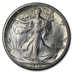 1916-D Walking Liberty Half Dollar AU