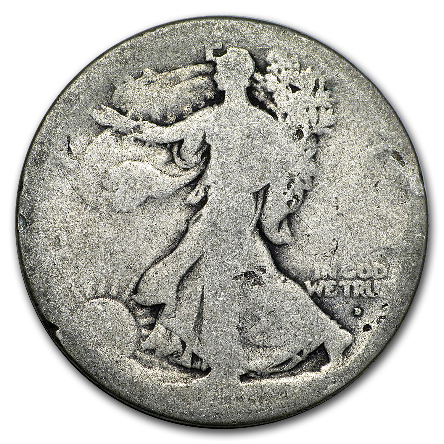 Buy 1916-D Walking Liberty Half Dollar Fair Coin Online | Walking ...