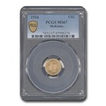 1916 Gold $1.00 McKinley Commem MS-67 PCGS