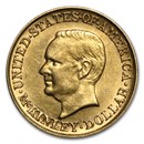 1916 Gold $1.00 McKinley Memorial AU