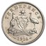 1916-M Australia Silver 3 Pence George V AU