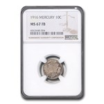 1916 Mercury Dime MS-67 NGC (FB)