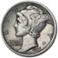 1916 Mercury Dime XF