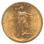 1916-S $20 St Gaudens Gold Double Eagle MS-64 PCGS