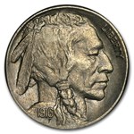 1916-S Buffalo Nickel AU