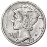 1916-S Mercury Dime BU