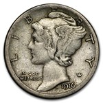 1916-S Mercury Dime Fine