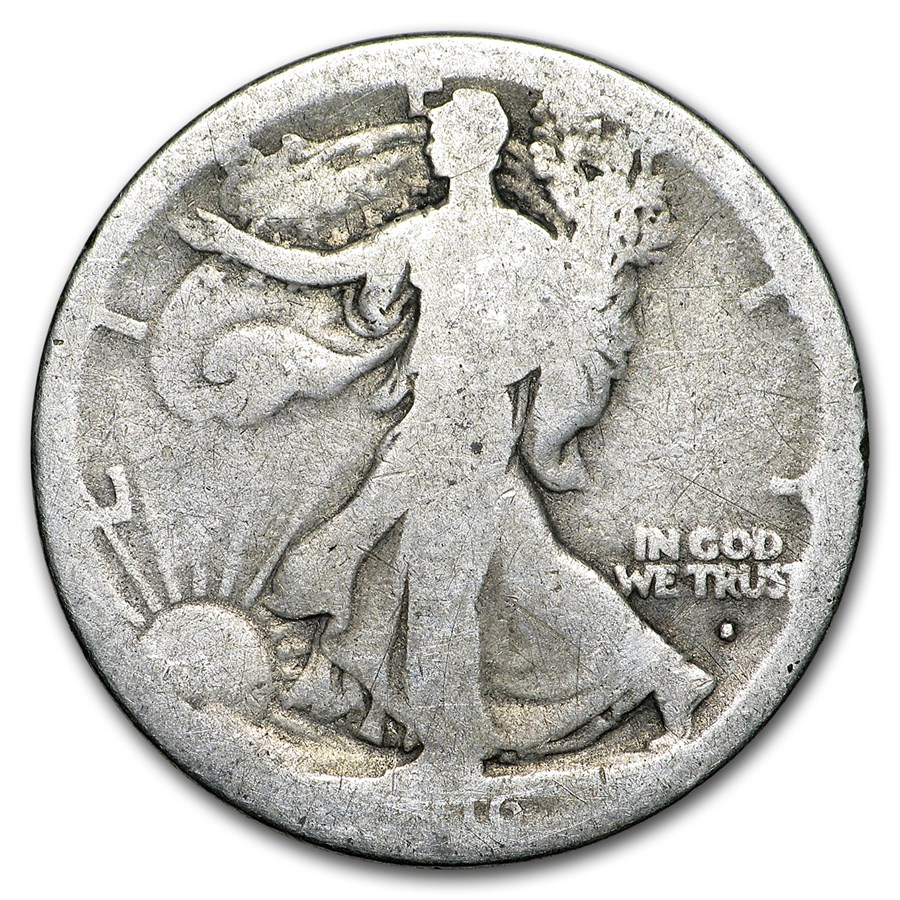 1916-S Walking Liberty Half Dollar Fair