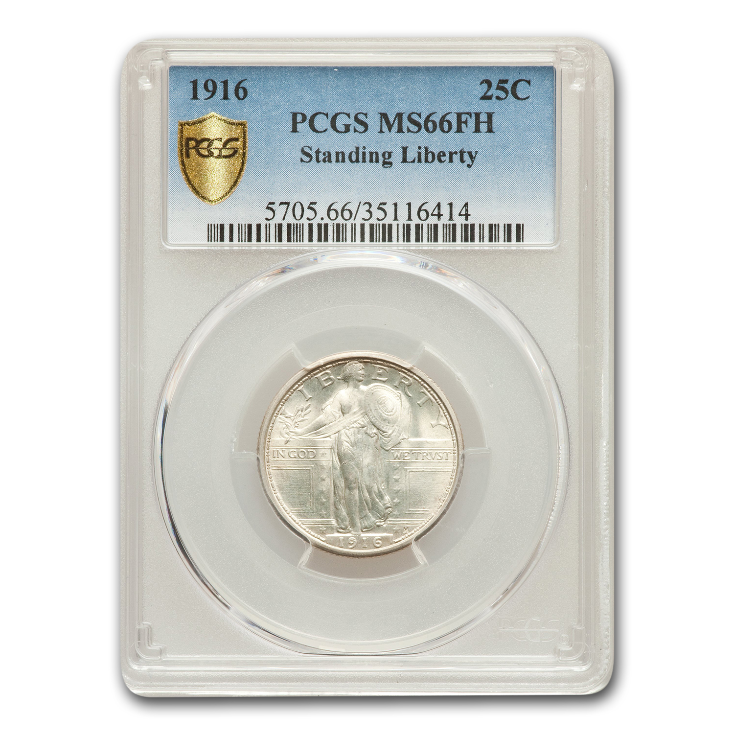 Buy 1916 Standing Liberty Quarter MS-66 PCGS (FH) | APMEX