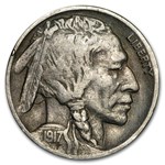 1917-D Buffalo Nickel VF