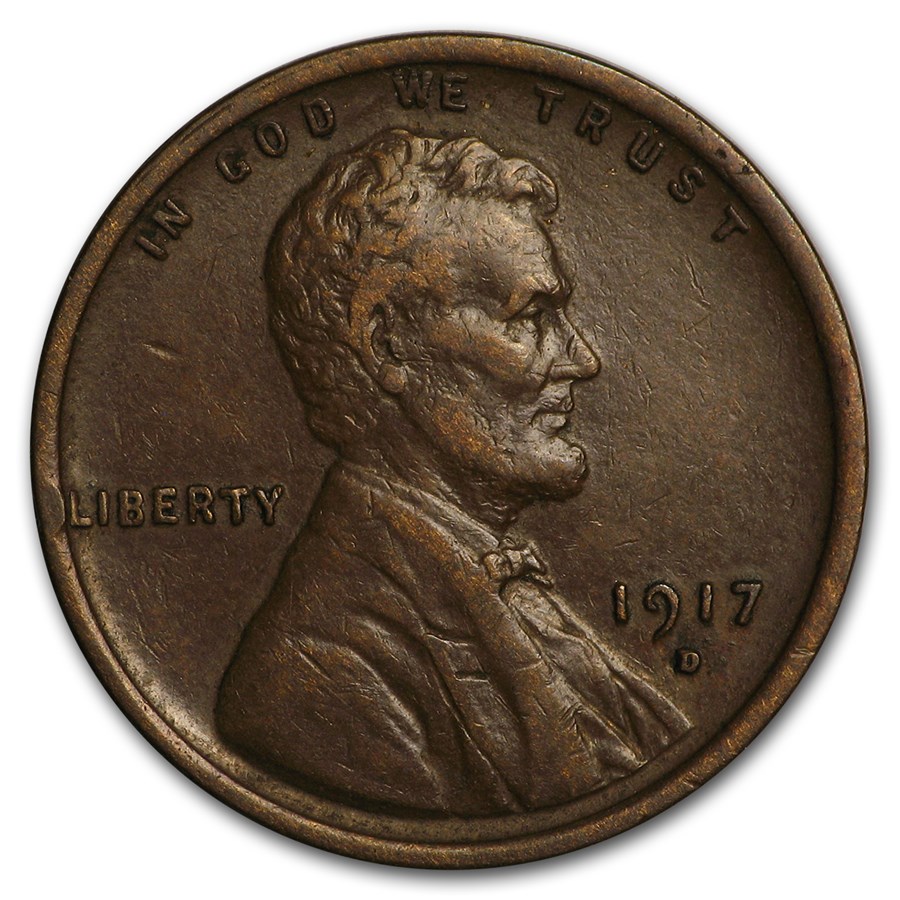 1917-D Lincoln Cent XF