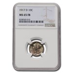 1917-D Mercury Dime MS-65 NGC (FB)