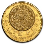 1917 Mexico Gold 20 Pesos BU