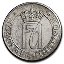 1917 Norway Iron 5 Ore King Haakon VII AU