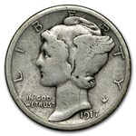 1917-S Mercury Dime Fine