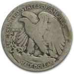 1917-S Obverse Walking Liberty Half Dollar VG