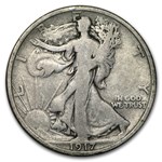 1917-S Rev Walking Liberty Half Dollar VG