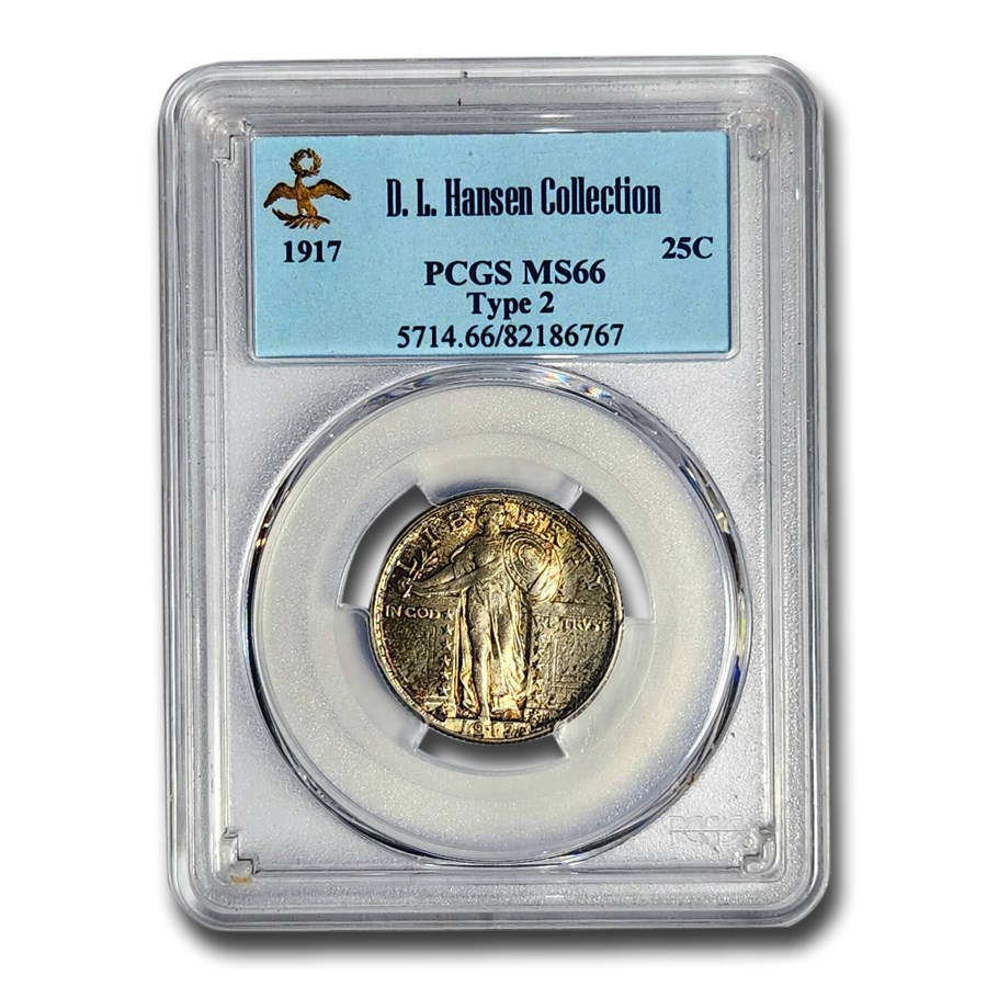 1917 Standing Liberty Quarter MS-66 PCGS (D L Hansen)