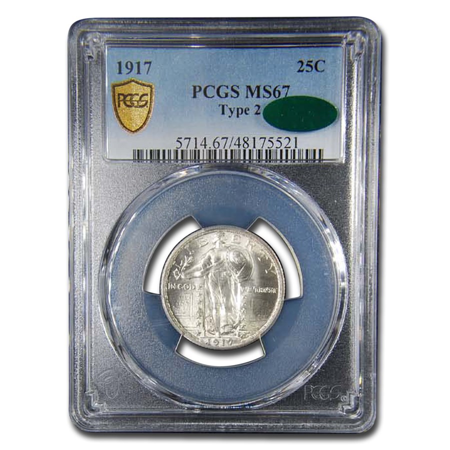 1917 Standing Liberty Quarter MS-67 PCGS CAC