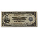 1918 (B-New York) $5.00 FRBN Fine (Fr#782)