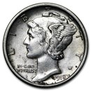 1918-D Mercury Dime AU